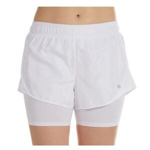RBX Women's Microfiber Running Shorts w/ Mesh Compression Shorts